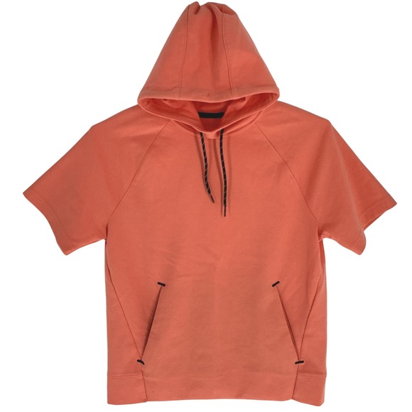 SET of 2 Old Navy Active Dynamic Fleece Short Sleeve Hoodie Sweatshirt Women's S - Picture 2 of 15